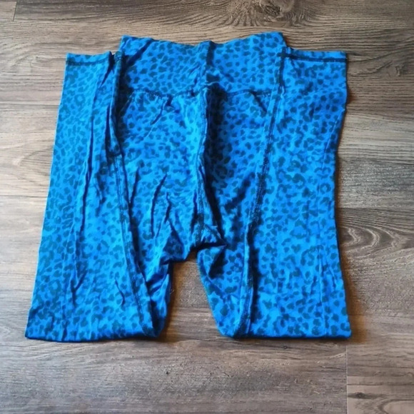Ragdoll Blue Cheetah Print Cotton Leggings UUU - Picture 4 of 4